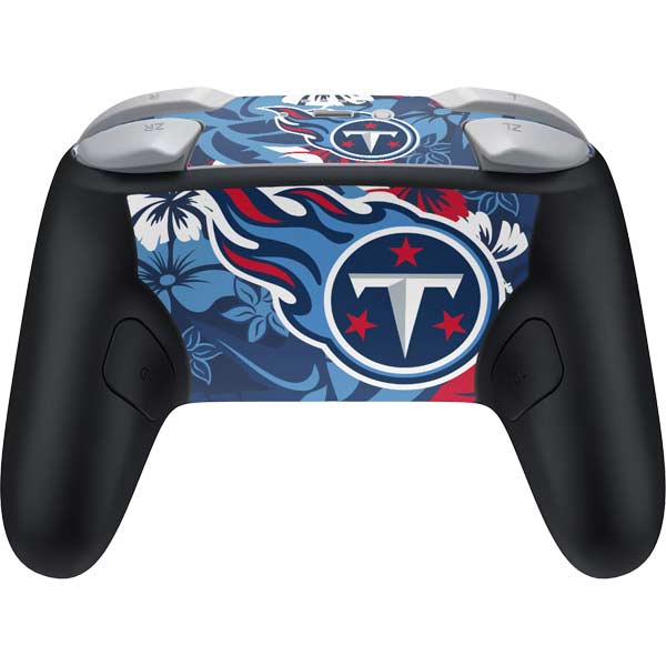 NFL Tennessee Titans Tropical Print Nintendo Switch 2 (2025) Pro Controller Skin