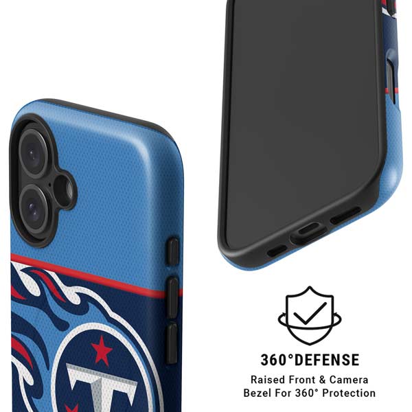 NFL Tennessee Titans Zone Block iPhone 16 Magsafe Impact Case
