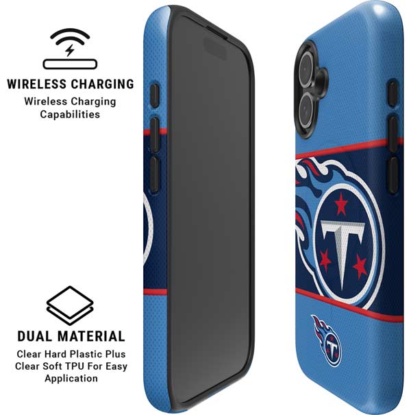 NFL Tennessee Titans Zone Block iPhone 16 Magsafe Impact Case