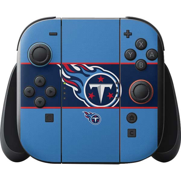 NFL Tennessee Titans Zone Block Nintendo Switch 2 (2025) with Joy-Con Skin