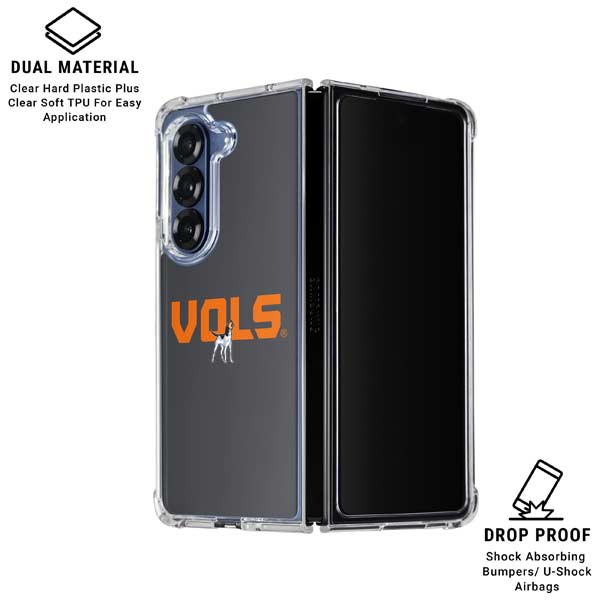 University of Tennessee-Knoxville Vols Galaxy Z Fold7 Clear Case