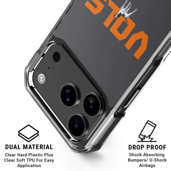 University of Tennessee-Knoxville Vols iPhone 17 Pro Clear Case