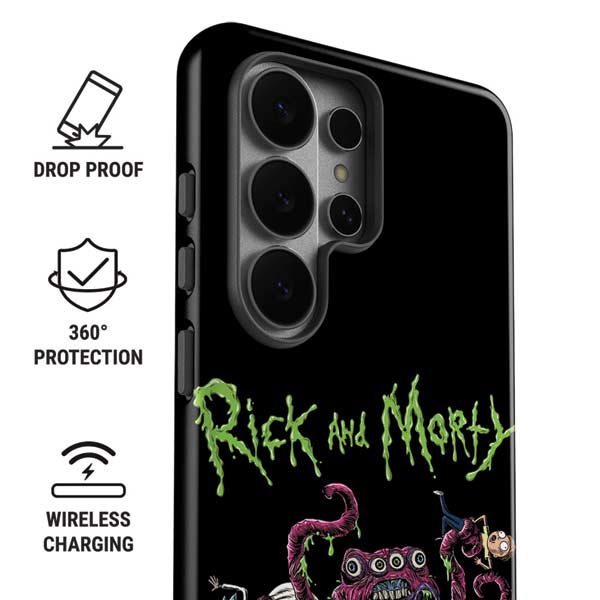 Adult Swim Rick and Morty Tentacle Attack Galaxy S26 Ultra Impact Case