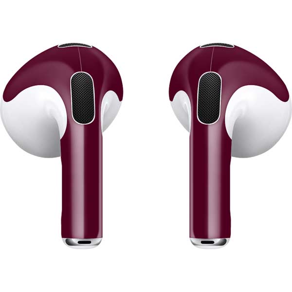 Texas A&M University Black Logo Apple AirPods (3rd Gen 2021) Skin