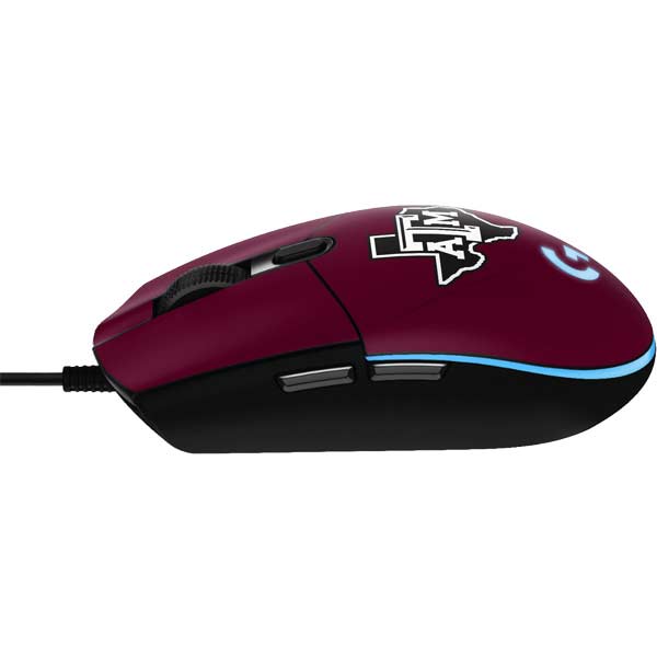 Texas A&M University Black Logo G203 Prodigy RGB Wired Gaming Mouse Skin