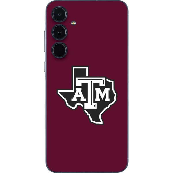 Texas A&M University Black Logo Galaxy A35 5G Skin