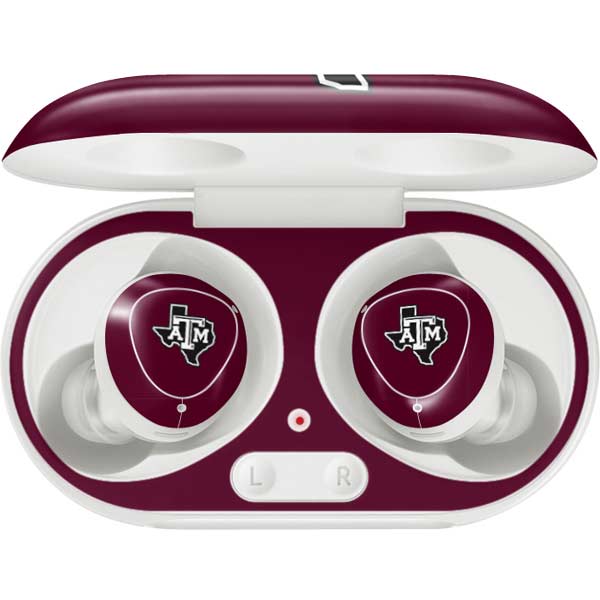 Texas A&M University Black Logo Galaxy Buds Plus Skin