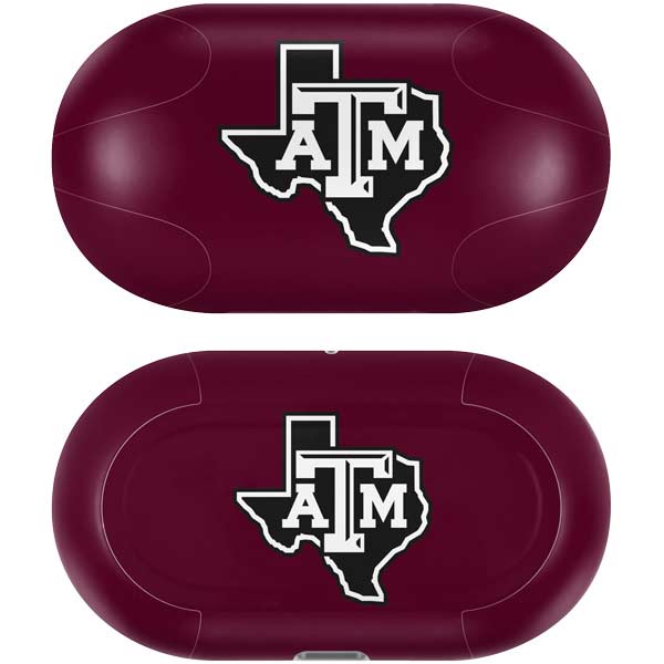 Texas A&M University Black Logo Galaxy Buds Plus Skin