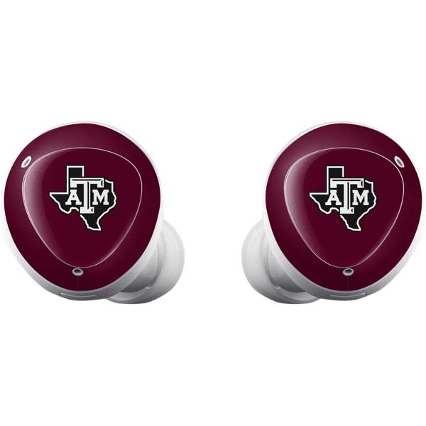 Texas A&M University Black Logo Galaxy Buds Plus Skin