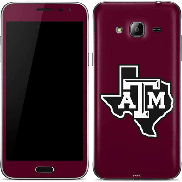 Texas A&M University Black Logo Galaxy J3 Skin
