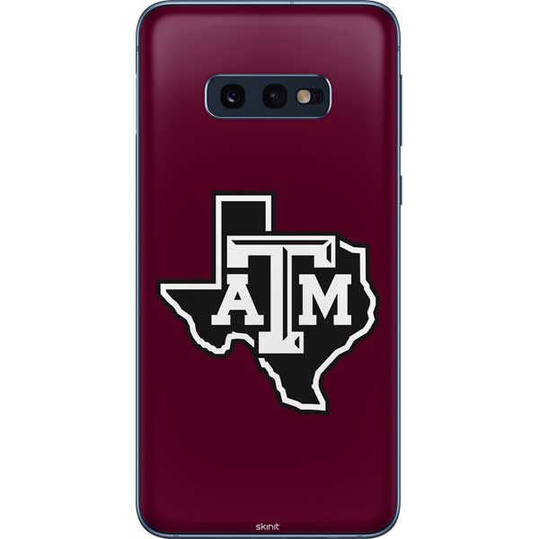 Texas A&M University Black Logo Galaxy S10e Skin