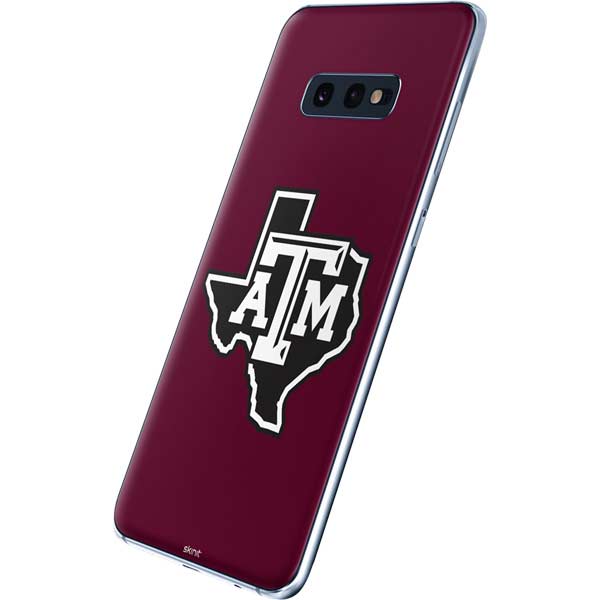 Texas A&M University Black Logo Galaxy S10e Skin