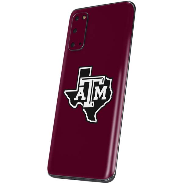 Texas A&M University Black Logo Galaxy S20 Skin