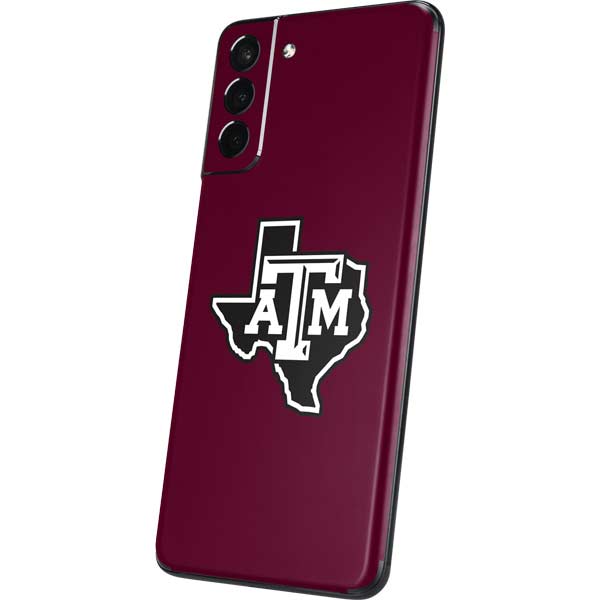 Texas A&M University Black Logo Galaxy S21 5G Skin
