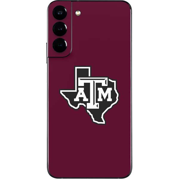 Texas A&M University Black Logo Galaxy S22 Plus Skin