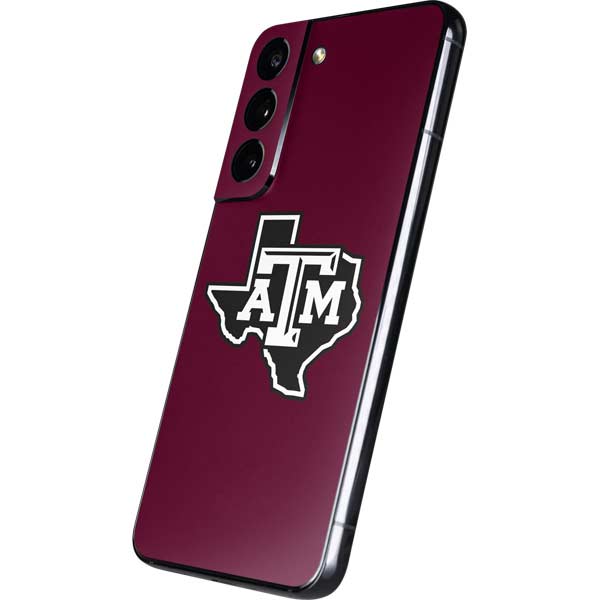 Texas A&M University Black Logo Galaxy S22 Plus Skin