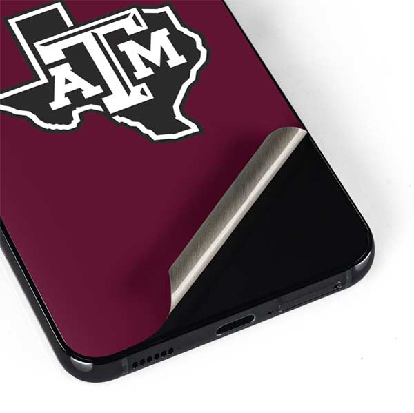 Texas A&M University Black Logo Galaxy S22 Plus Skin