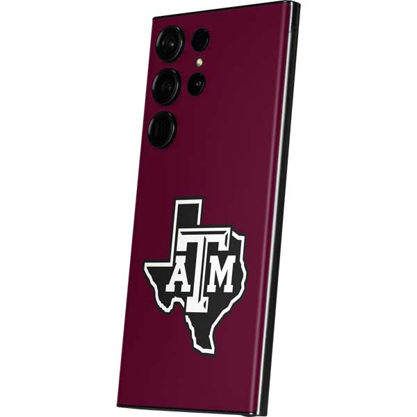 Texas A&M University Black Logo Galaxy S23 Ultra Skin