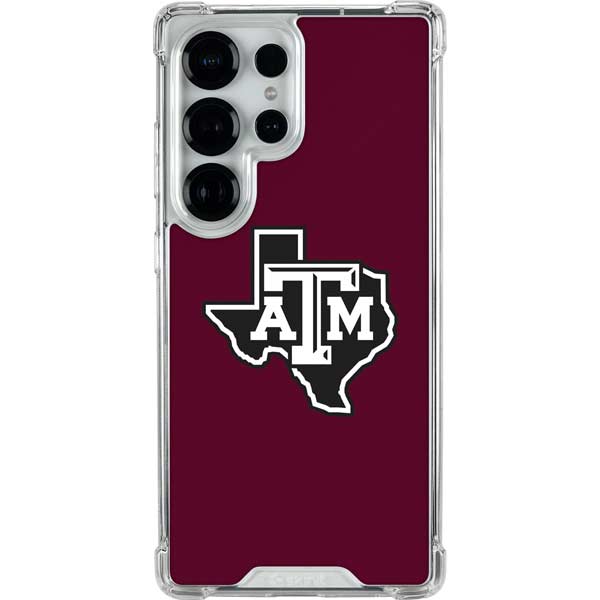Texas A&M University Black Logo Galaxy S25 Ultra Clear Case