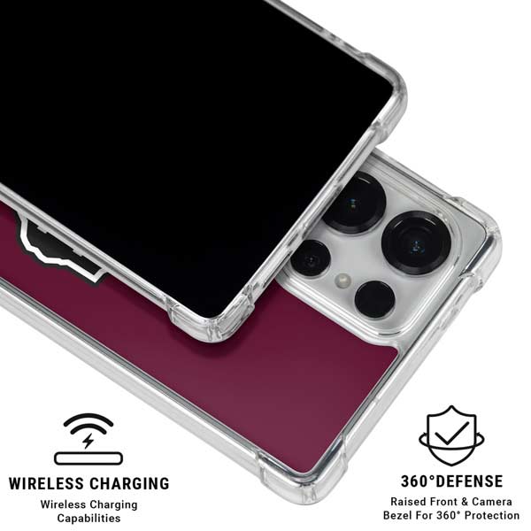 Texas A&M University Black Logo Galaxy S25 Ultra Clear Case
