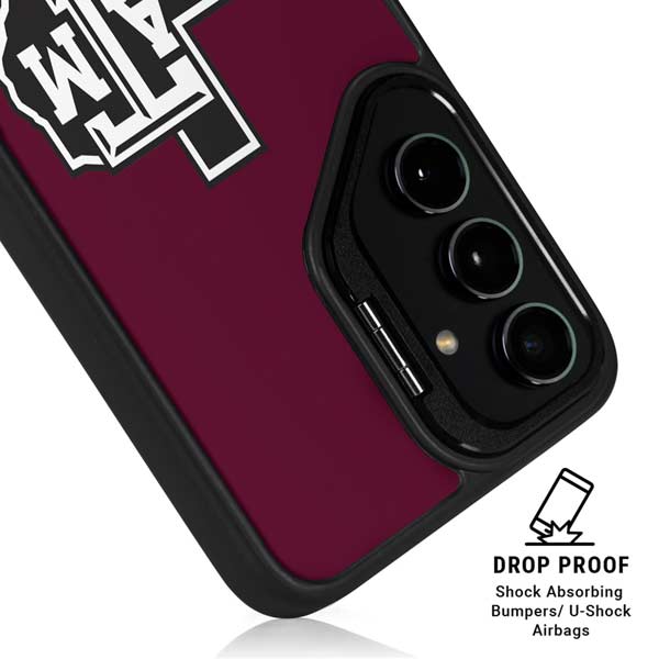Texas A&M University Black Logo Galaxy S26 Plus Kickstand Case