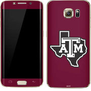 Texas A&M University Black Logo Galaxy S7 Edge Skin