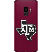 Texas A&M University Black Logo Galaxy S9 Skin