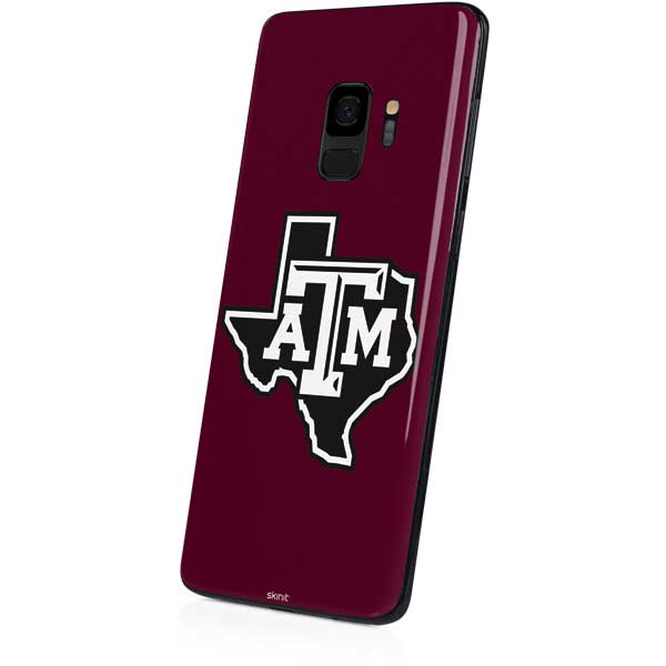 Texas A&M University Black Logo Galaxy S9 Skin