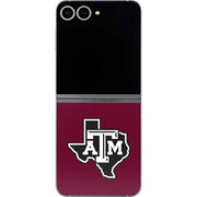 Texas A&M University Black Logo Galaxy Z Flip6 Skin