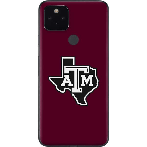 Texas A&M University Black Logo Google Pixel 5a Skin