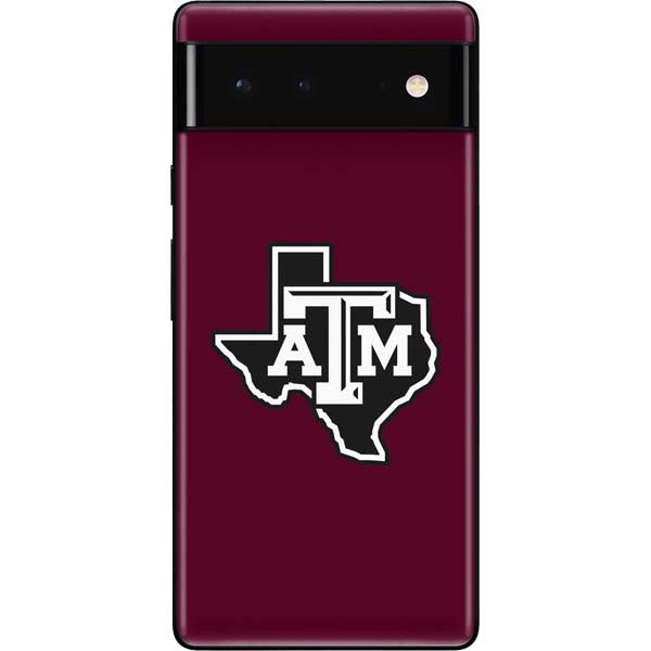 Texas A&M University Black Logo Google Pixel 6 Skin