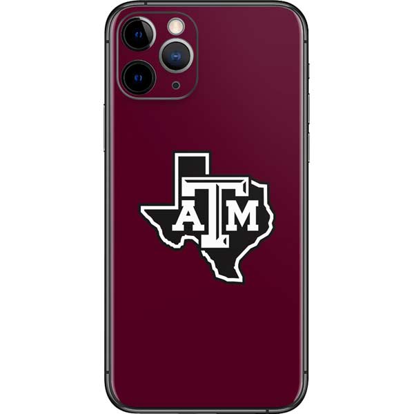 Texas A&M University Black Logo iPhone 11 Pro Skin