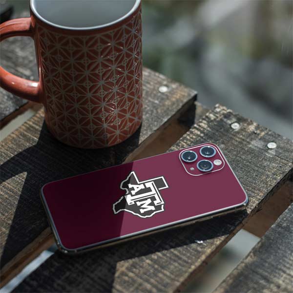 Texas A&M University Black Logo iPhone 11 Pro Skin