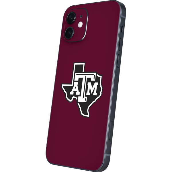 Texas A&M University Black Logo iPhone 12 Mini Skin