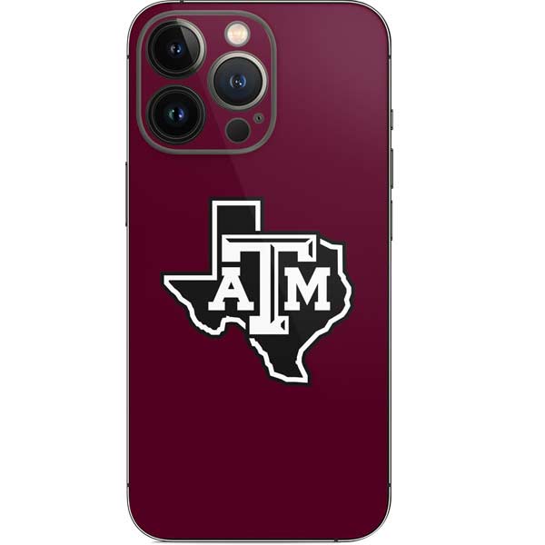 Texas A&M University Black Logo iPhone 13 Pro Skin