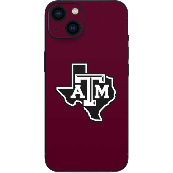 Texas A&M University Black Logo iPhone 13 Skin