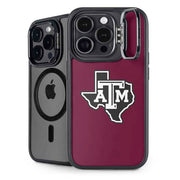 Texas A&M University Black Logo iPhone 14 Pro Kickstand Case