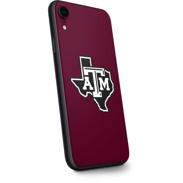 Texas A&M University Black Logo iPhone XR Skin