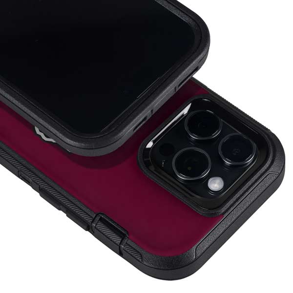 Texas A&M University Black Logo Otterbox Defender iPhone Skin