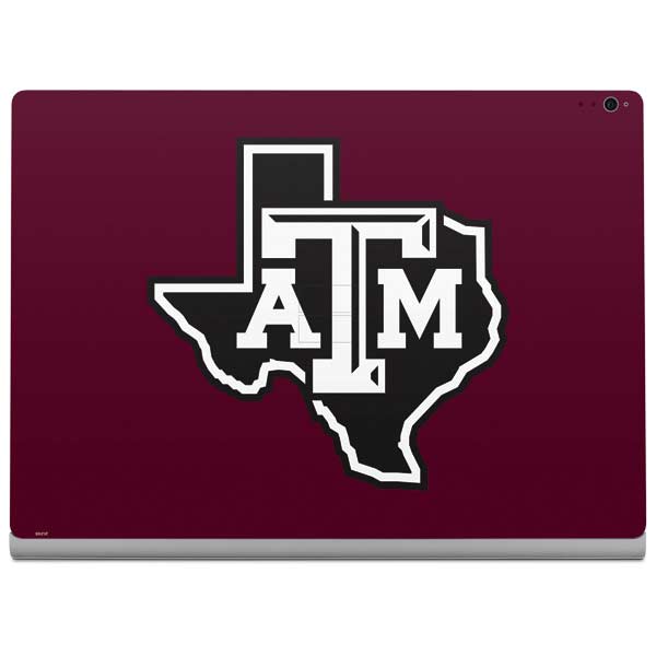 Texas A&M University Black Logo Surface Book 2 15in Skin
