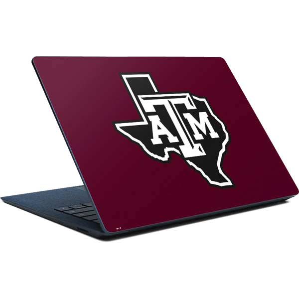 Texas A&M University Black Logo Surface Laptop Skin