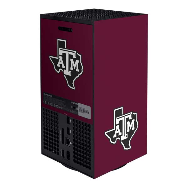 Texas A&M University Black Logo Xbox Series X Bundle Skin