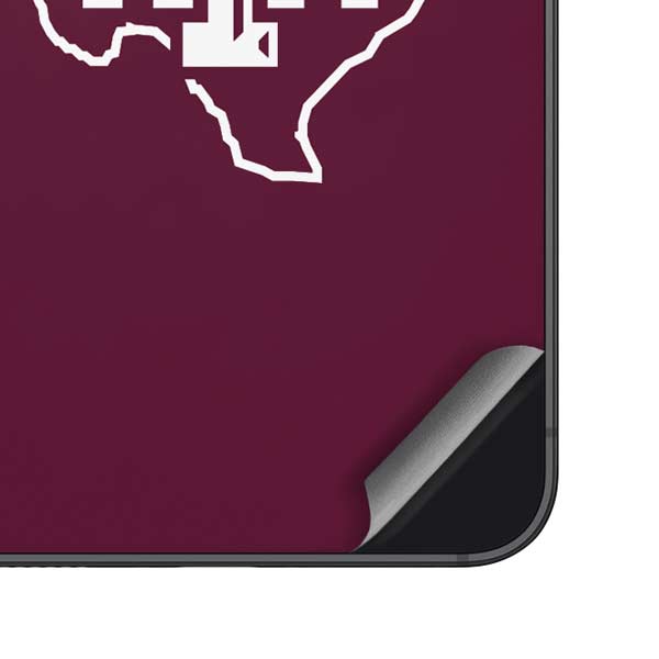 Texas A&M University Black Logo Galaxy S25 Plus Skin