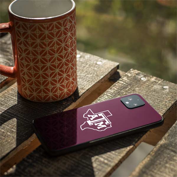 Texas A&M University Black Logo Google Pixel 4 Skin
