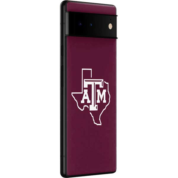Texas A&M University Black Logo Google Pixel 6 Skin