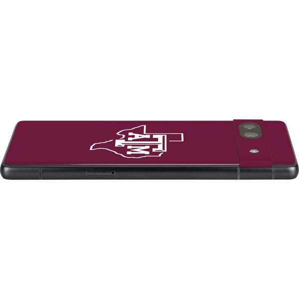 Texas A&M University Black Logo Google Pixel 7a Skin