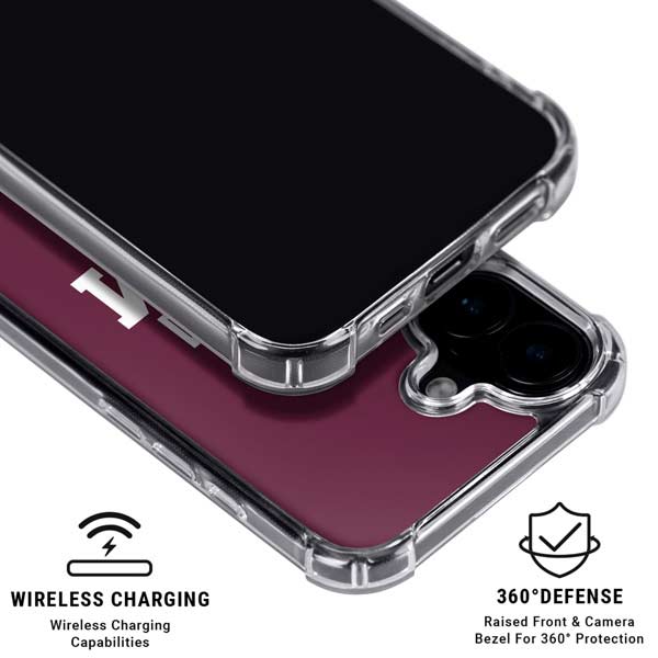 Texas A&M University TAM iPhone 17 Clear Case