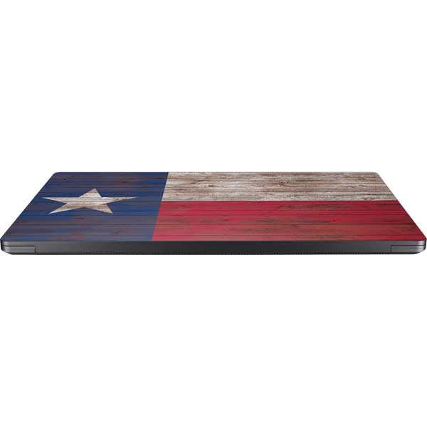 Texas Flag Dark Wood Surface Laptop 7 15in Skin