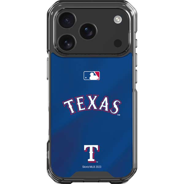 MLB Texas Rangers Alternate/Away Jersey iPhone 17 Pro Clear Case