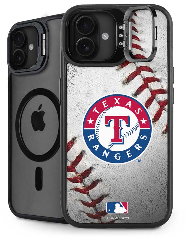 MLB Texas Rangers Game Ball iPhone 16 Kickstand Case